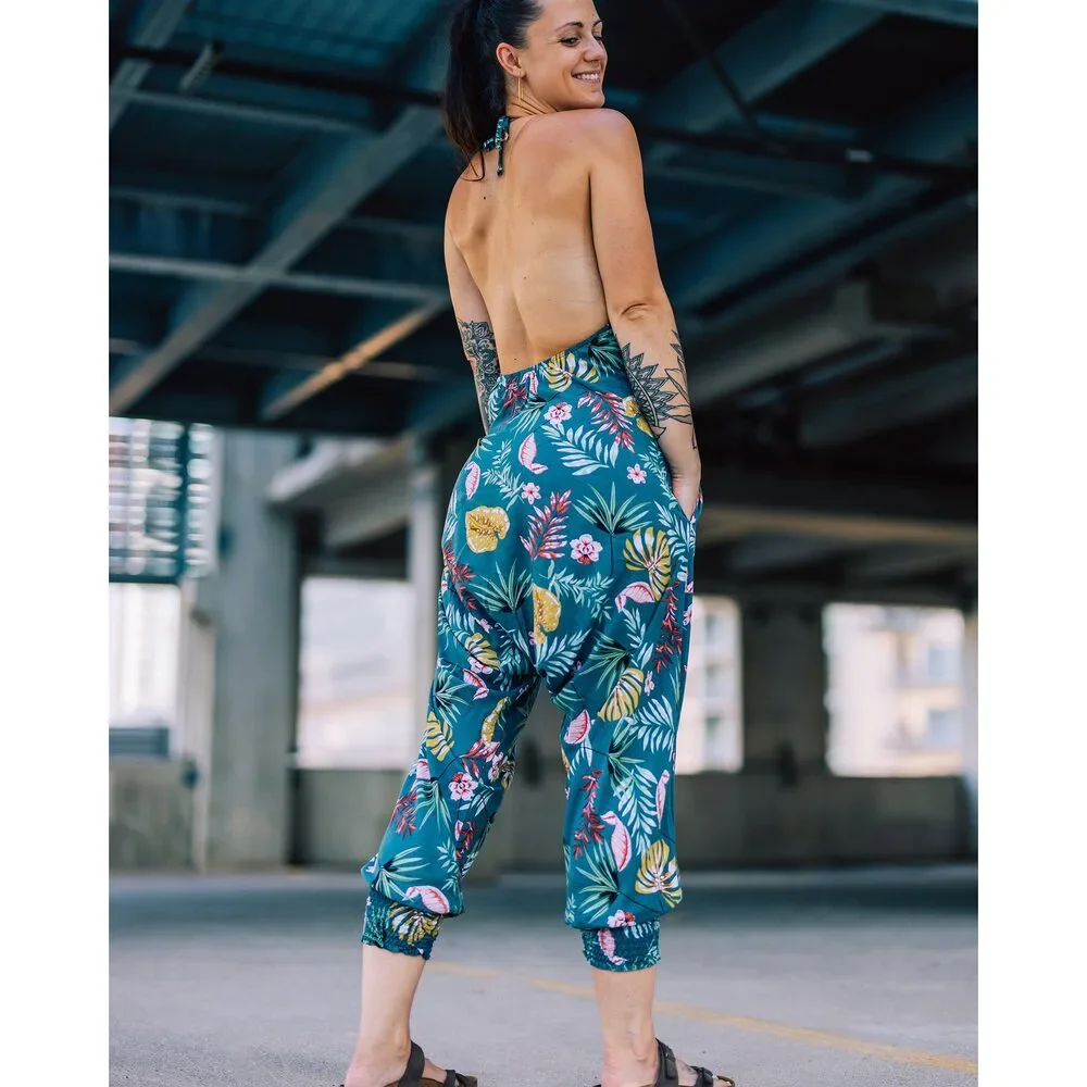 Flower Harem Jumpsuit - Picture 13 of 15